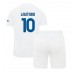 Inter Milan Lautaro Martinez #10 Bortedraktsett Barn 2023-24 Korte ermer (+ Korte bukser)